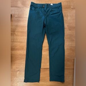 Bluish green pants